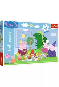 Puzzle maxi 24 el. Uczta. Peppa Pig Trefl