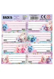 Nalepki na zeszyty Backup 8 a 23 DERFORM 25 szt.