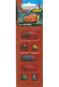 Panini Naklejki 2 w 1 Mini Disney Auta