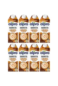 Alpro Barista nap�j owsiano-sojowy karmelowy zestaw 8 x 750 ml