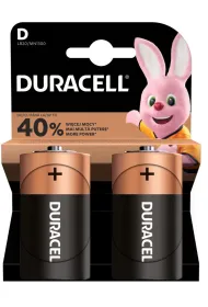 Duracell LR20 D MN1300 alkaline batteries 2 pcs.
