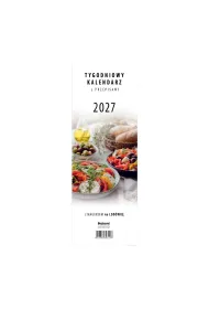 Sezonaa KALENDARZ 100X295 PASKOWY TYDZ Z MAGNESEM OP FOL
