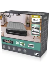 Materac dmuchany szary 203 x152 x46cm Bestway