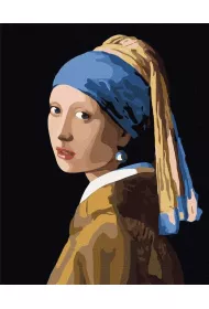 Ideyka Malowanie po numerach - Dziewczyna z per�� 40x50cm