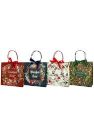 incood. Torba prezentowa 28x28 Wianek, Ptak mix