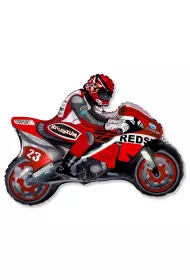 Flexmetal Balon foliowy Motor czerwony 84cm