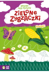 Weso�e esy-floresy. Zielone zygzaczki
