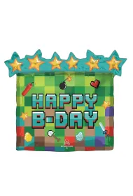Anagram Balon foliowy Pixel Party 63x58cm