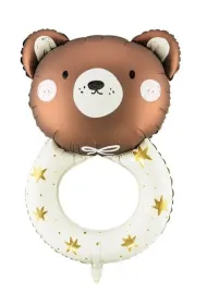 PartyDeco Balon foliowy Grzechotka mi� 61x88cm