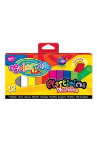 Patio Plastelina kwadratowa Colorino Kids 12 szt.