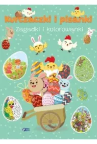 Kurczaczki i pisanki. Zagadki i kolorowanki