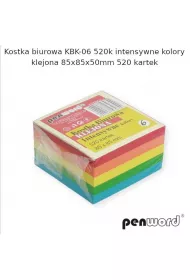 Penword Kostka biurowa mix 85x85x50mm 520 kartek