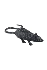 Szczur plastikowy 6cm czarny