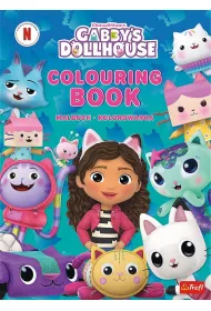 Koci domek Gabi. Kolorowanka. Malbuch. Colouring book. Gabby's Dollhouse