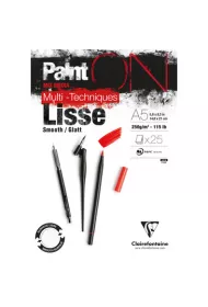 Clairefontaine Szkicownik Paint On Lisse-Smooth A5 250 gsm 25 kartek