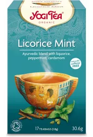 Yogi Tea Herbatka mi�ta z lukrecj� Licorice Mint 17 x 1.8 g Bio