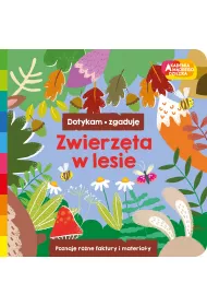 Zwierzta w lesie. Akademia mdrego dziecka. Dotykam, zgaduj