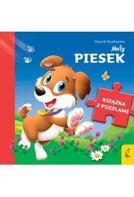 Ksi��ka z puzzlami. Ma�y piesek