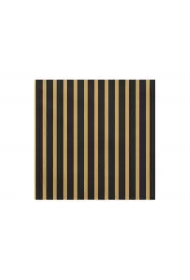 PartyDeco Serwetki Paski z�ote 33x33 cm