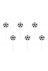 PartyDeco �wieczki urodzinowe Pi�ki 2.5cm