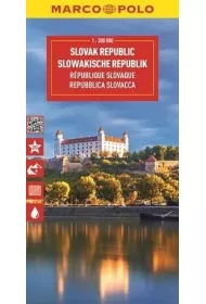 S�owacja. Mapa drogowa w skali 1:300 000