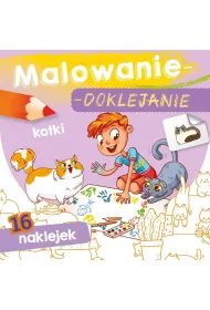 Ksi��eczka 15X15 cm Malowanie-doklejanie. Kotki  Naklejki SKRZAT 071320