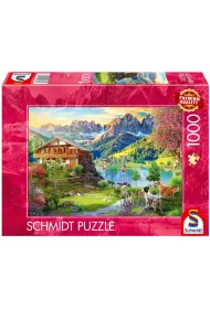 Puzzle PQ 1000 el. Relaks w Dolomitach Schmidt
