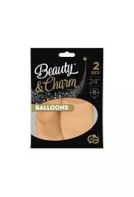 Godan Balony Beauty&Charm pastelowe cieliste 61cm