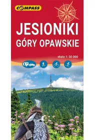 Jesioniki G�ry Opawskie mapa skala 1 : 50 000
