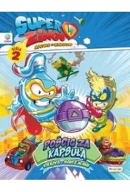 Po�cig za kapsu��. Ksi��ka z naklejkami + figurka