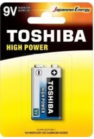 Bateria Toshiba 6LR61GCP BP-1 9V High power 1szt/blister