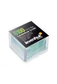 Szkieka nakrywkowe Levenhuk G100, 100 sztuk