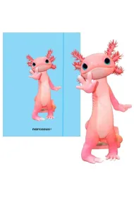 Narcissus Teczka A4 z gumk� - Teddies& Aksolotl
