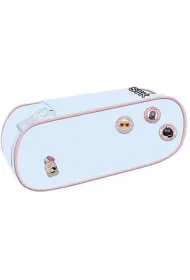 Pi�rnik saszetka 1zamek Pins jasny niebieski STARPAK 576231