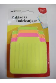 Polsirhurt Zak�adki indeksuj�ce papierowe 70x70 mm 4 kolory