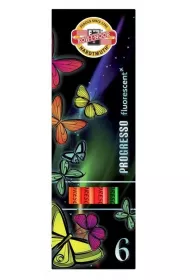 Koh-I-Noor Kredki Progresso Fluorescencyjne 6 szt.