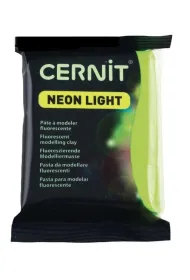 Modelina neonowa zielona Cernit