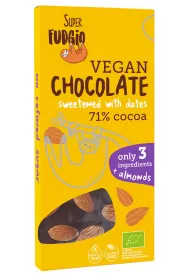 Super Fudgio Czekolada sodzona daktylami z migdaami 100 g Bio