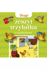 Biblioteczka m�drego dziecka. Drugi zeszyt trzylatka z naklejkami