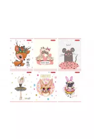 Herlitz Zeszyt A5 Cute dwie linie 16 kartek 10 szt.