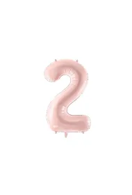 PartyDeco Balon foliowy 2 jasny r�owy 72cm