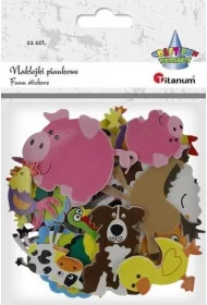 Titanum Naklejki piankowe zwierz�ta gospodarskie 22 szt.