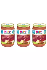 Hipp Ziemniaki z buraczkami jabkiem i delikatn woowin po 7. miesicu zestaw 3 x 220 g Bio
