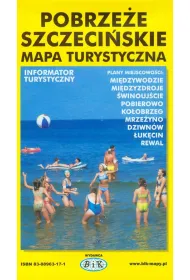 Mapa turystyczna Pobrze�e szczeci�skie 1:150 000