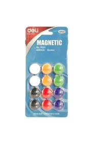 Deli Magnes do tablic 20mm 12 szt.