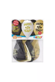 Balony Gemar Hel Happy New Year 5 szt
