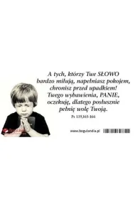 Magnes na lod�wk�. A tych, kt�rzy Twe s�owo bardzo mi�uj�, nape�niasz pokojem, chronisz przed upadkiem! Twego wybawienia oczekuj�, Panie, oczekuj�, dlatego pos�usznie spe�niam wol� Twoj� . Magnes 21