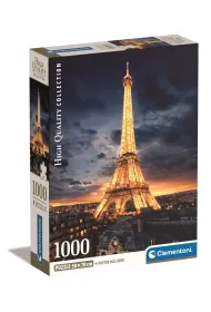 Puzzle 1000 el. Compact Tour Eiffel Clementoni
