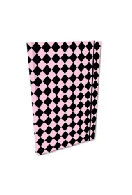 EV-Corp Notes A5 z gumk� Soft Touch Krata Pink kratka