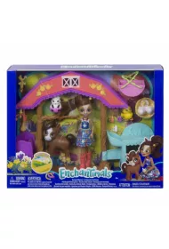 Enchantimals ��obek na farmie Zestaw + Lalka i zwierz�tka GJX23 Mattel